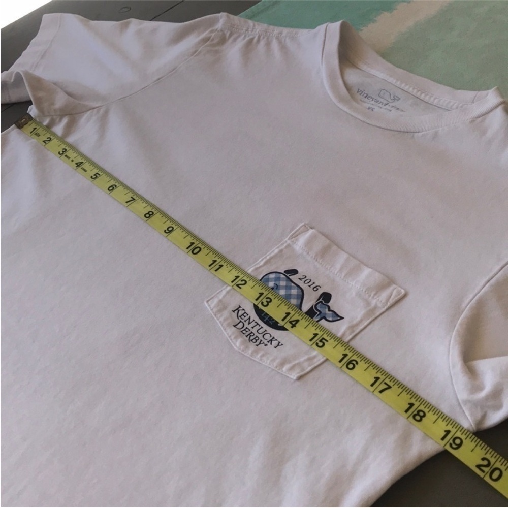 Vineyard Vines 2016 Kentucky Derby Bow Tie Short Sleeve Pocket Graphic T-shirt - Picture 7 of 9